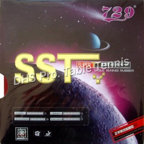 729 SST pips in table tennis rubber with sponge