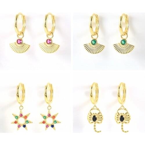 Aide 2021 Trend Vintage Ins Sector 925 Sterling Silver Earrings For Women Earrings Dangle Ear Piercing Pendientes Jewelry Gifts