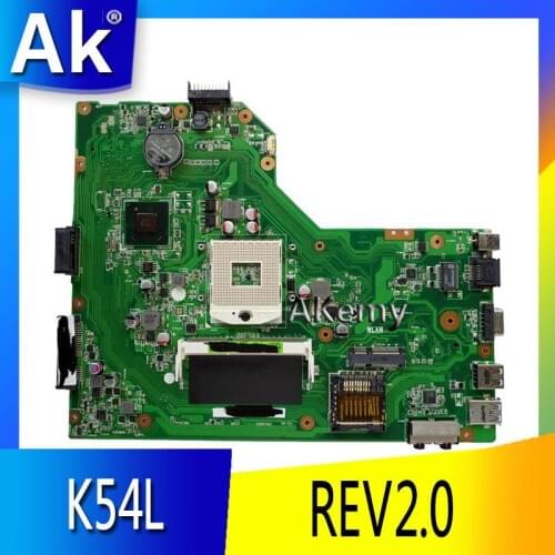 AK REV 2.0 K54L Laptop motherboard For Asus K54L X54H X54L NoteBook Computer Test original motherboard REV2.0 GM 4G RAM