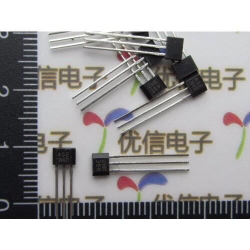 Free shipping with tracking 100pcs 49E sensor S49E hall element SS49E linear hall switch electric vehicles