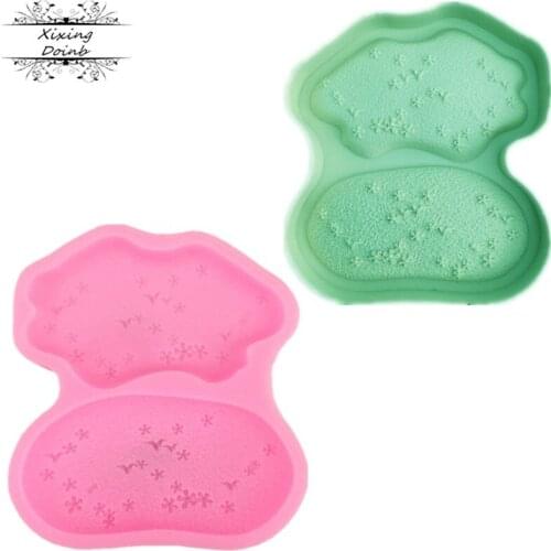 DIY lawn shape silicone jelly mold cake decoration tools Candy Chocolate Mold kitchen cooking tools