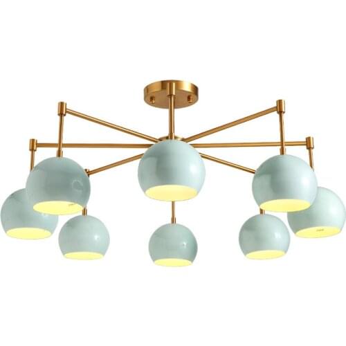 Indoor LED Geometric Magic Bean Chandelier Interior Decoration Home Lighting Creative Living Room Bedroom Lamp / AC 220V