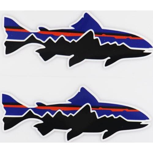 Fuzhen Boutique Decals Exterior Accessories Funny Creative Vinyl Decal Cartoon Car Sticker Interesting Marine Living Fish