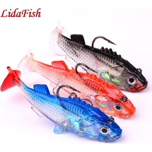 Hot sale 5pcs lures 7.6cm/15.7g Fishing Bait 3D eyes Lake Fishing Bass Fishing bait