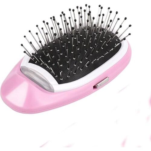 Ionic Electric Hairbrush, Portable Electric Ionic Hairbrush Negative Ions Hair Comb Brush Hair Modeling Styling Magic Hairbrush