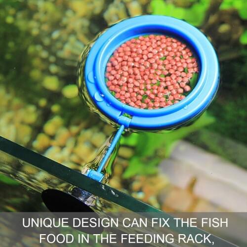 Fish Food Ring Aquarium Fish Tank Small Type Tropical Fish Feeder Feeding Ring Aquarium Fish Feeding Aquarium Fish Tank Ring