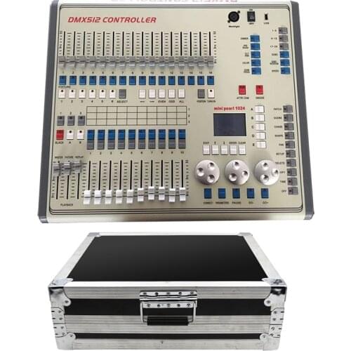 Pearl 1024 Controller With Flycase Package Stage Light DMX Console Use For XLR-3 Led Par Beam Moving Head DJ Light