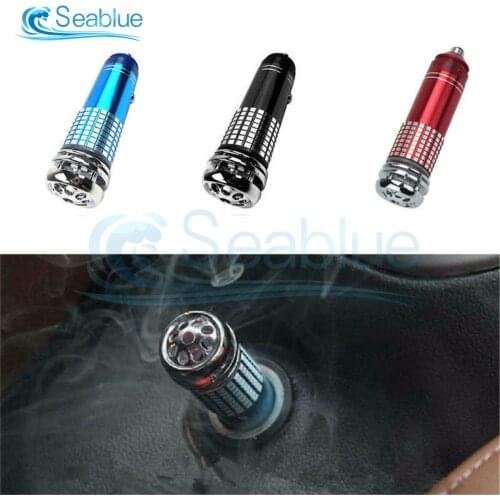 Mini Car Air Purifier 12V Auto Car Fresh Air Ionic Purifier Oxygen Bar Ozone Ionizer Cleaner