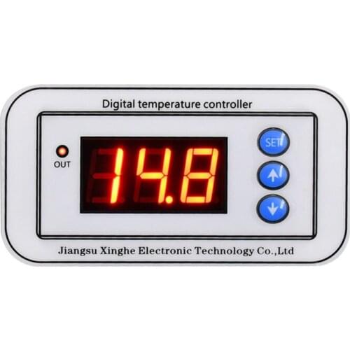 Mini Embedded Panel Digital Thermostat Temperature Control Switch Controller 5V 12V 220V