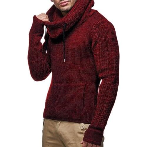 Men autumn winter thick warm turtleneck christmas sweater pullover mens casual jersey hombre good quality knitwear for man