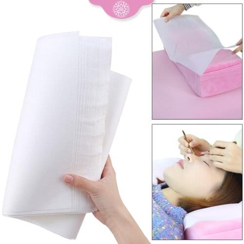 New Disposable Non-Woven Pillow Towel Clean and Hygienic Anti-Bacteria Anti-Oil Environmental Protection Eyelash Extension Tools