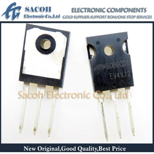 New Original 5PCS/Lot AOK60B60D1 K60B60D1 K60B60 or AOK50B60D1 K50B60D1 AOK50B60D TO-247 60A 600V IGBT With Fast Recovery Diode