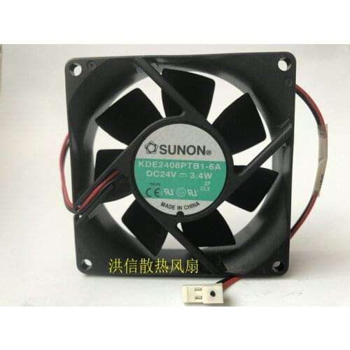 Original 8025 kde2408ptb1-6a DC24V 3.4W 8cm frequency converter fan