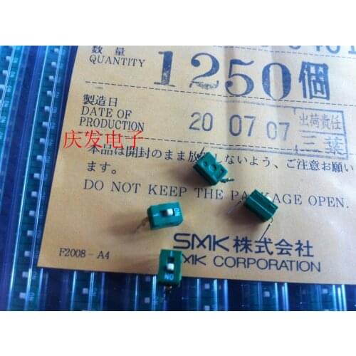Original new 100% 1 digit dialing switch 2.54mm DIP 2pin 1P dialing code