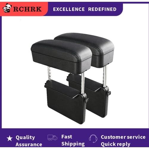 Car Armrest Box Elbow Support Adjustable Car Center Console Arm Rest Car Styling Auto Seat Gap Organizer Arm Rest Box Universal
