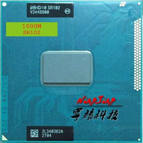 Intel Celeron 1000M 1000M SR102 1.8 GHz Dual-Core Dual-Thread CPU Processor 2M 35W Socket G2 / rPGA988B