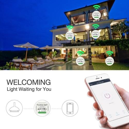 Tuya Remote 1 Way / ZigBee 3.0 / Bluetooth-compatible Smart Light Switch Smart Life App Voice Control for Google Home Alexa