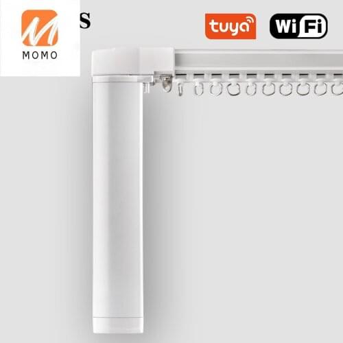 Share Control RF Remote Alexa and Google Assistant Tuya Smart WiFi Electric system curtain motor tuya