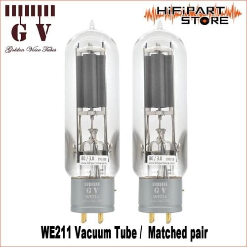 Golden Voice GV WE211 Audio Hi-Fi Vaccum Tube Replace Shuguang Fullmusic JJ Mullard Gold Lion EH Psvane 211 211-T WE211 RCA211