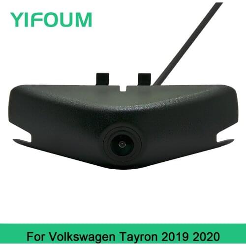 YIFOUM HD CCD Car Front View Parking Night Vision Positive Waterproof Logo Camera For Volkswagen VW Tayron 2019 2020