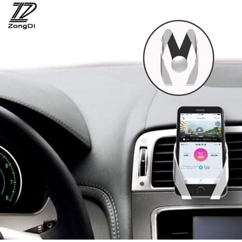 ZD 1Pc Auto air conditioning outlet mobile phone stand M-type stand for Peugeot 307 Citroen c4 c5 Honda civic Toyota accessories