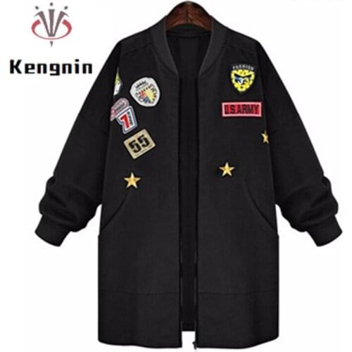 2020 Autumn Winter Plus Size 4XL,5XL Women Trench Coats Long Wide-Waist Ladies Outerwear Loose Casual O-Neck Street Windbreaker