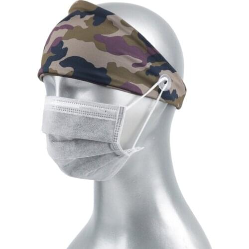 1PC Hanging Ears Anti-le Sports Headband Yoga Run Headwear Hair Bands Headbands Wide Headwrap Sports Workout Turban Hair Band z