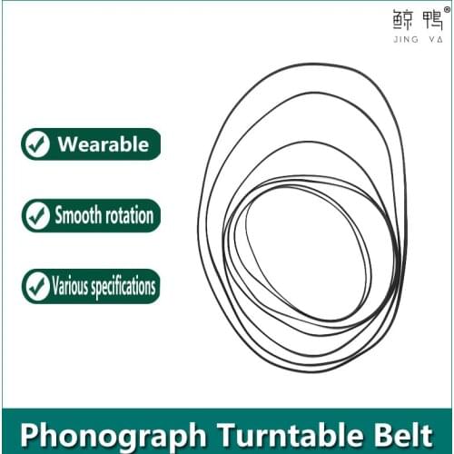 1PCS High Quality Flat Rubber Belt Replace Turntable Phono Tape CD Plattenspieler Drive Belt