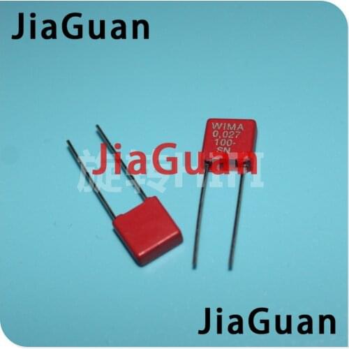 20PCS NEW RED WIMA MKS2 0.027uf/100V P5MM 0.027UF 100V 273/100V Audio 273 mks-2 27nf/100v 27NF