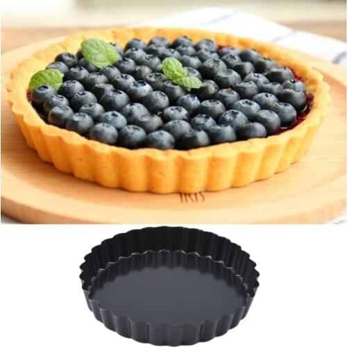 4 Inch Mini Pie Muffin Cupcake Pans Non-Stick Quiche Flan Pan Molds Pie Pizza Cake Mold Removable Loose Bottom Round Bakeware