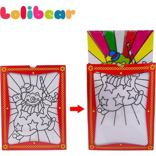 Large Size Clown Color Changing Card Magic Tricks Street Close Up Magia Mentalism Illusions Gimmick Props Magie Toys for Kids