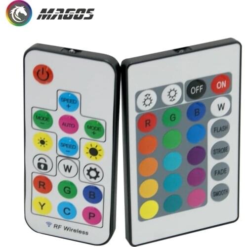 RGB Controller RF For PC Case LED Lighting 3Pin 5V or 4Pin 12V RGB, Molex 4Pin Power Supply