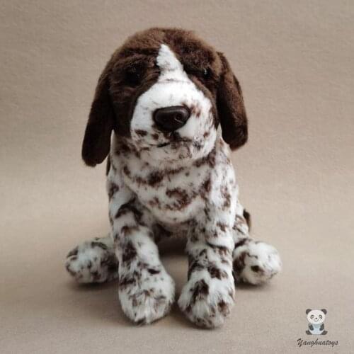 ChildrenS Birthday Gifts Stuffed Dogs Toy Model Soft German Shorthaired Pointer Present Good Quality