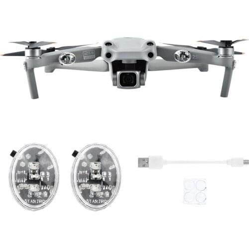 Drones LED Lights,for Mavic Air 2S / Crossing Machine /Car Models Night Flying Rechargeable Colorful Flashing Lights