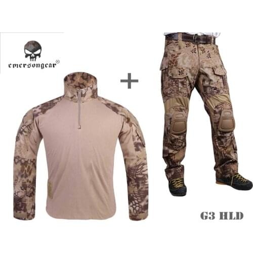EMERSON Tactical Shirt Pants Suit Airsoft Combat Military bdu Uniform Highlander EM8594 EM9351