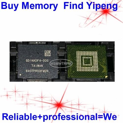 SDINADF4-32G BGA153Ball EMMC5.1 5.1 32GB Mobilephone Memory New original and Second-hand Soldered Balls Tested OK