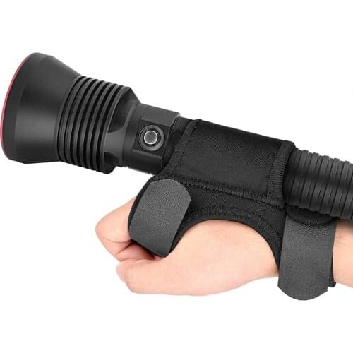 Wrist Flashlight Holsters Durable Diving Flashlight Gloves for Fishing Diving Hunting Underwater Light