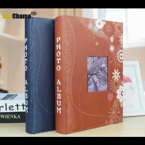 Photo Album Retro Style for 6 Inch Photoes Hold 300 Postcards Creative Anniversary Gift Family Memory Book Baby Photo Album