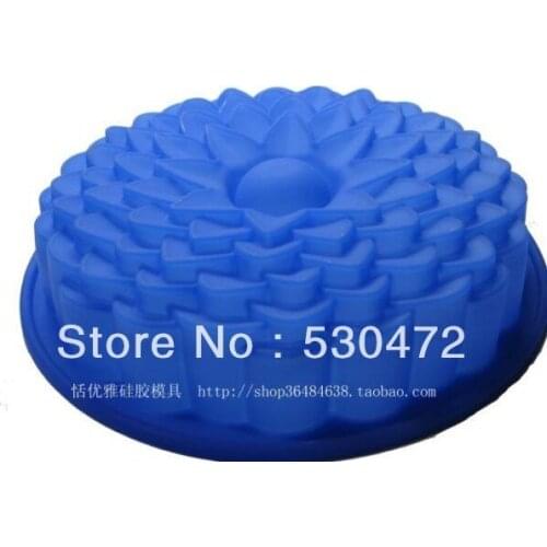 Silicone sunflower Cake Mould Baking Cupcake Mold Pan23*4.5cm kitchen tools