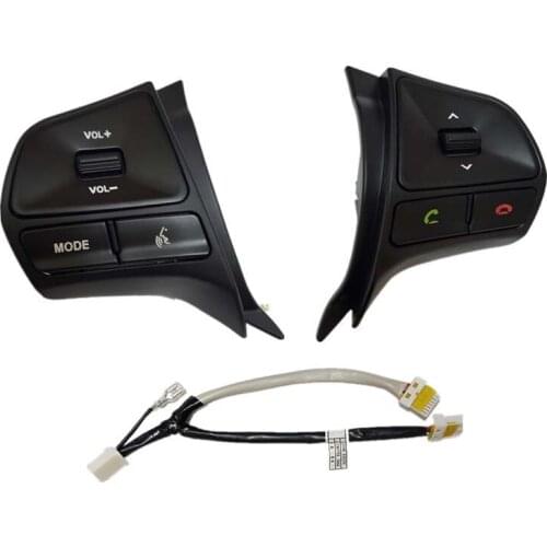 Bluetooth Audio Control Button For KIA K2 new Rio Multifunction Steering wheel button for Audio and Bluetooth control with Light