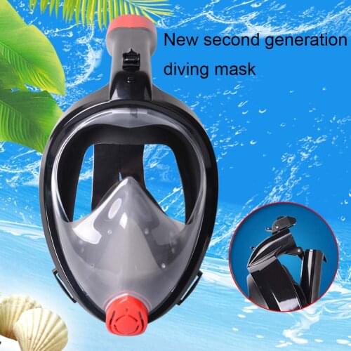 Snorkel Mask 180 Degree Panoramic Diving Anti Fog/Leak Scuba Masks with Detachable Bracket Mascara Buceo Gafas Buceo