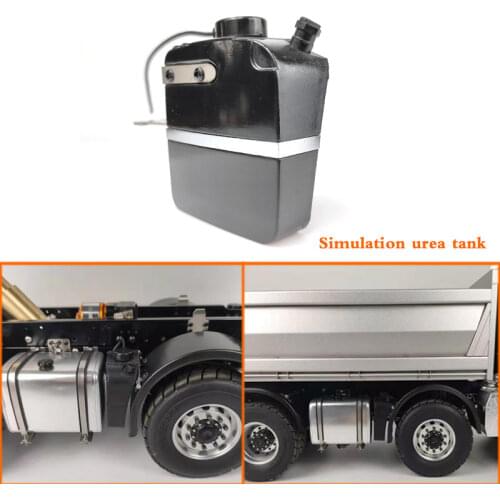 Metal Simulation Urea Tank for 1/14 Tamiya RC Truck Trailer Tipper Scania MAN Benz Actros Volvo IVECO Car Diy Parts
