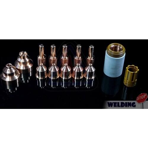 Welding Stop trail package Plasma consumable kits Ref: 120928+120925+120930 for PMX1250 plasma cutter torch consumables 14 pcs