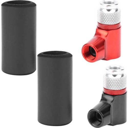 CO2 Pump Bicycle Air Pump Bike Tire Portable Manual Mini CO2 Inflator Bicycle Tire Pump Mouse with Sponge Sleeve