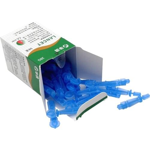 50pcs 28G Disposable Lancets Sterile Fleam Vent Drain Blood Needle Acupuncture Phlebotomy For Spilled Cupping Bloodletting Pen