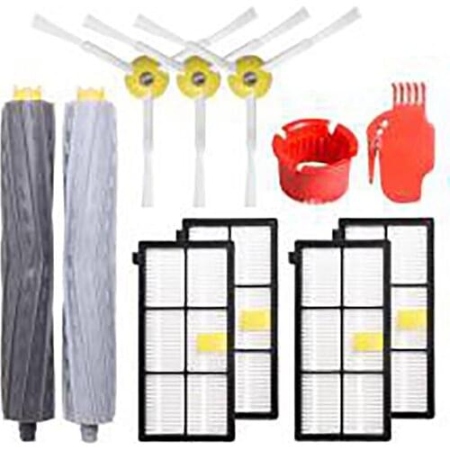 Main Roller Side Brush Filters for irobot 8 9 Series 805 850 860 865 866 870 871 880 886 890 891 Vacuum Cleaner Replacements Kit