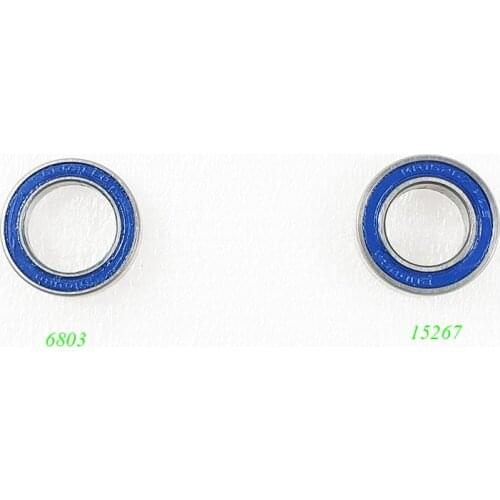 ENDURO 6803 15267 1526 sealed bearings for Novatec D411SB D412SB D411CB D412CB 411 412 hub double rubber seals 17X26X5 15X26X7