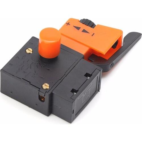 AC 250V/4A FA2-4/1BEK Adjustable Speed Control CW/CCW Switch For Electric Drill Power Tool Trigger Switches