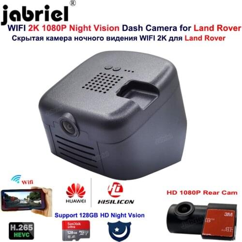 2K Full HD 1080P Hidden Wifi Night Vision Car Dvr Dash Cam Camera 24H Video Recorder For Land Rover Discovery Sport 2020 2021