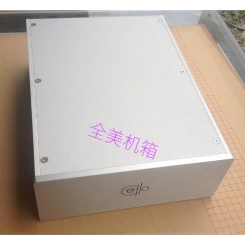 Cello full aluminum enclosure amplifier case silver/black amplifier chassis diy enclosure aluminium amp case